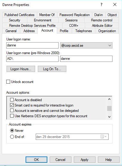 smart card logon password expiration|Expire Passwords On Smart Card Only Accounts .